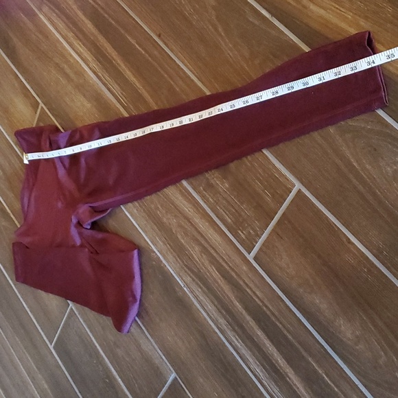NWT Jenni Full Length Leggings Cross Band Front Plum Wine Women XS - Picture 12 of 12